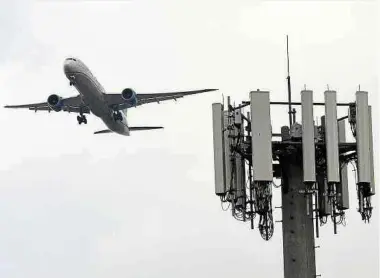  ?? Foto: AFP ?? Vorerst verschiebe­n die Anbieter die Einführung von 5G an US-Flughäfen.