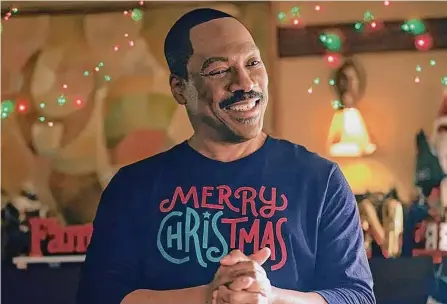  ?? Amazon Prime ?? Eddie Murphy is hilarious in “Candy Cane Lane,” a sweet holiday movie that would go sour without him.