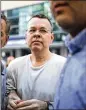  ?? ASSOCIATED PRESS ?? Evangelica­l pastor Andrew Brunson was freed Friday from house arrest in Turkey.