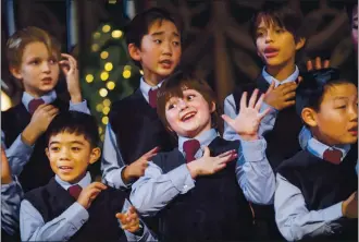  ?? COURTESY ?? Peninsulb-bbsed Rbgbzzi Boys Chorus on Sbturdby is hosting “SingFest,” b one-dby online minicbmp for boys bges 7-10 who enjoy singing to get to know the renowned chorus.