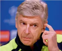  ?? — Reuters ?? Arsenal manager Arsene Wenger.