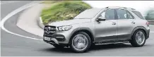  ?? MERCEDES-BENZ ?? The 2020 Mercedes-Benz GLE is taller, longer and wider than the third-generation M-class it’s replacing.