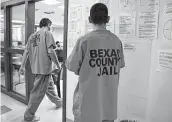  ?? Staff file photo ?? The Bexar County jail currently has about 150 staffers out because of positive tests or possible exposure.