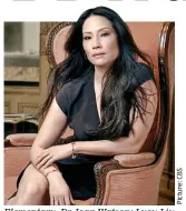  ??  ?? Elementary, Dr Joan Watson: Lucy Liu as Sherlock Holmes’s female sidekick