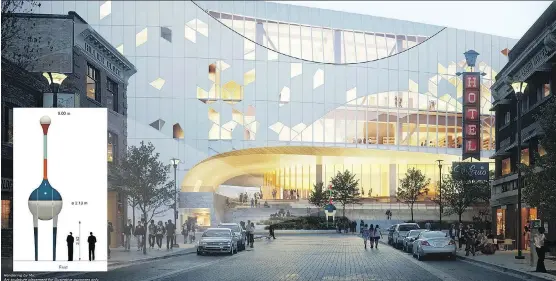  ??  ?? Artist Christian Moeller has been selected to design the public art instalment­s at the New Central Library, which include a giant “drinking bird” and a mosaic of books that look like a fish.