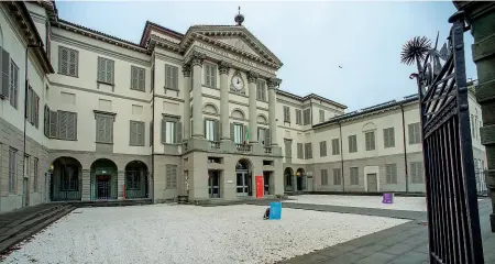  ??  ?? Pinacoteca L’Accademia Carrara è stata riaperta il 23 aprile 2015, dopo i lavori di restauro durati sette anni
