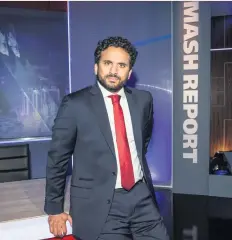  ??  ?? Mashed up: Nish Kumar will be back on our screens early next month