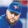  ??  ?? Russell Martin, whose Blue Jay role has changed dramatical­ly, isn’t much for WAR as a measure of a ballplayer.