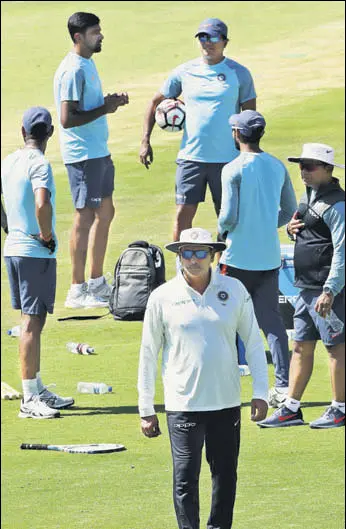  ?? BCCI ?? Ravi Shastri said sending the Test specialist­s to South Africa early would not have worked out as there would be no one with them to take care of the training sessions.