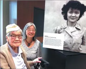  ??  ?? Elsie Seetoo, World War II veteran, with her daughter Elaine in Washington last year.