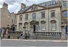  ??  ?? The old King Edward’s School building in Broad Street, Bath