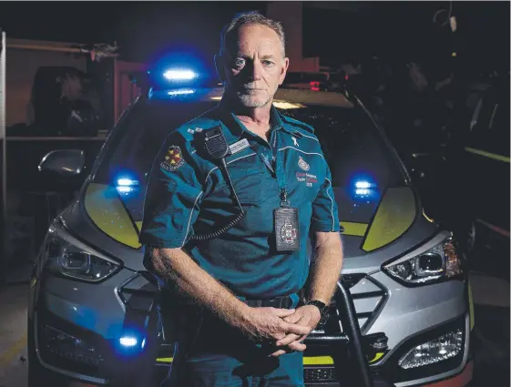  ?? Picture: JERAD WILLIAMS ?? Gavin Fuller, senior operations supervisor for the Queensland Ambulance Service.
