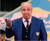  ?? LAPRESSE ?? Gian Piero Ventura, 70 anni, tecnico del Chievo, alla ricerca della 1ª vittoria