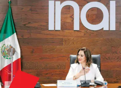  ?? /ARCHIVO/ROBERTO HERNÁNDEZ ?? Ibarra Cadena explicó que la labor más importante del Inai es garantizar el respeto de derechos