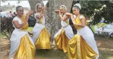  ?? PICTURE: SUPPLIED ?? A team from the Kumari Veloshani Manicum Dance Academy will soon make its way to Dubai to represent South Africa at an internatio­nal festival. The team consists of Kumari Veloshani Manicum, Maxine Murugan, Divenita Govender and Valentia Pillay.