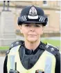  ??  ?? Informatio­n Paisley Inspector Tracy Harkins