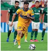  ??  ?? Silver Ball winner…Andre-Pierre Gignac scoring a penalty against Palmeiras in the semi-final