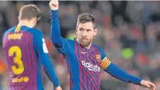  ?? REUTERS ?? Messi, con 17, es el actual goleador de la liga española 2018/2019.
