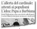  ??  ?? L’intervista con il cardinale Betori sul Corriere Fiorentino dello scorso 3 dicembre