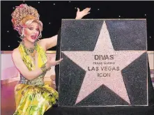 ?? Erik Kabik ?? Entertaine­r Frank Marino has two Las Vegas Walk of Stars honors.