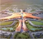  ??  ?? El diseño del nuevo Aeropuerto de Beijing.