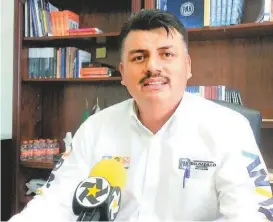  ?? ANA PONCE ?? Lorenzo Martínez Delgadillo, dirigente del PAN en Durango.