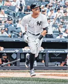  ?? /TWITTER NY YANKEES. ?? Como de costumbre, Aaron Judge será uno de los Yankees en el equipo de la Liga Americana.