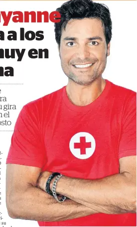  ?? /REFORMA ?? El boricua aprovechó su cumpleaños para pedirle a sus fanáticos que donen sangre a la Cruz Roja.