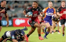  ?? GETTY IMAGES ?? Crusaders wing Sevu Reece is looking forward to tomorrow’s Super Rugby Pacific clash against the Fijian Drua in Christchur­ch.
