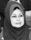  ??  ?? DATO SRI FATIMAH ABDULLAH