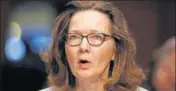  ??  ?? ■ Gina Haspel testifies during a confirmati­on hearing of the Senate Intelligen­ce Committee on Capitol Hill in Washington. AP FILE