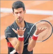  ?? AFP ?? After Tuesday’s loss to Marco Cecchinato, Novak Djokovic could skip the upcoming grasscourt season.