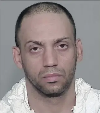  ?? MONTREAL POLICE ?? Sofiane Ghazi, 37, was arraigned at the Montreal courthouse Tuesday afternoon. He is charged with first-degree murder of a newborn and the attempted murder of his wife.
