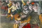  ??  ?? ‘‘Les Choristes’’ (The Chorus Singers) by Edgar Degas was stolen in 2009.