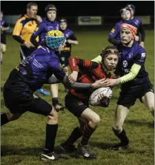  ??  ?? A physically stronger Wexford side had too much for the home side.