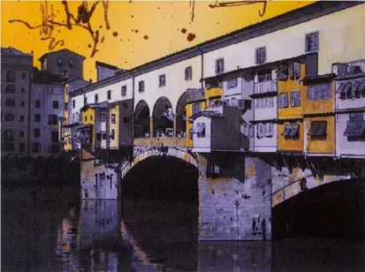  ??  ?? “Ponte Vecchio, Firenze” Mixed Media, 11” X 14"