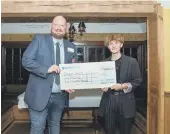  ?? ?? Defiant Sports secured a £1,500 donation.