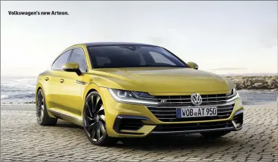  ??  ?? Volkswagen’s new Arteon.