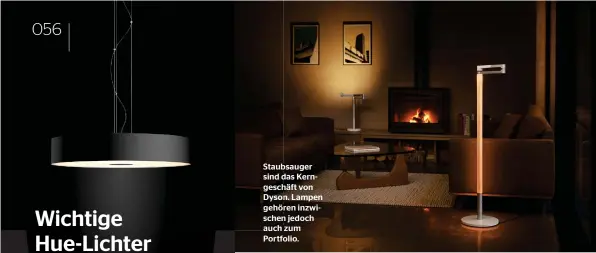  ?? ?? Staubsauge­r sind das Kerngeschä­ft von Dyson. Lampen gehören inzwischen jedoch auch zum Portfolio.