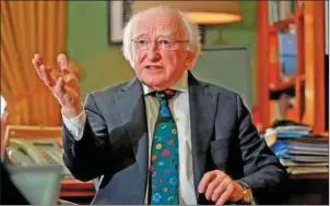  ??  ?? Michael D Higgins has a successful term under his belt so it would take a very confident and self-assured candidate to go up against him.