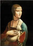  ??  ?? Phallic … Lady With an Ermine by Leonardo da Vinci, 1489-90. Photograph: FineArt/Alamy
