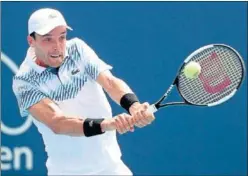  ??  ?? SÓLIDO. Roberto Bautista, en su partido contra Fabio Fognini.