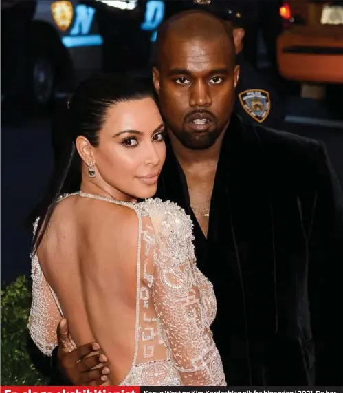  ?? FOTO: RITZAU SCANPIX ?? Kanye West og Kim Kardashian gik fra hinanden i 2021. De har fire børn sammen.