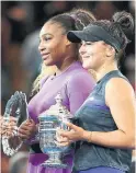  ?? CLIVE BRUNSKILL GETTY IMAGES FILE PHOTO ?? Bianca Andreescu, right, beat Serena Williams for the 2019 U.S. Open title.