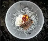  ?? ?? STAR QUALITY: A dish at the Glenturret Lalique, which is now in Michelin’s guide