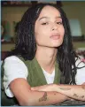  ??  ?? Zoe Kravitz in High Fidelity