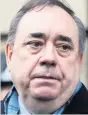  ??  ?? SLUR Alex Salmond