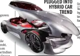  ??  ?? PLUGGED INTO HYBRID CAR TREND