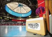  ?? CONTRIBUTE­D BY HENRI HOLLIS ?? The new “super fan” section at Mercedes-benz Stadium will be located in seats below Molly B’s restaurant.