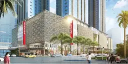  ??  ?? The four-tower developmen­t will be home to the first Mitsukoshi Mall in the country